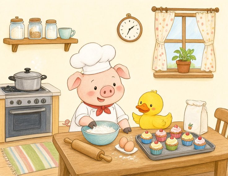Pig Chef's Kitchen printable